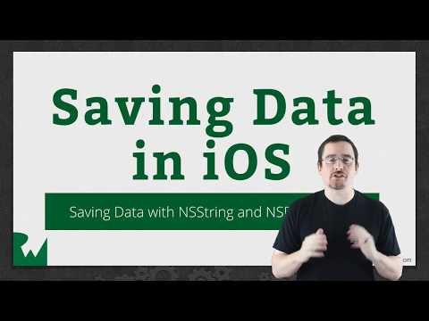 NSData and NSString - Saving Data in iOS - raywenderlich.com