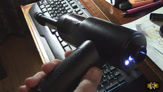 HOM Air Duster with Mini Vacuum Cleaner - 7 Attachments! Stop Buying Pressured Air Cans!