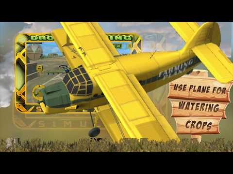 Flying Drone Farming Air Plane Video