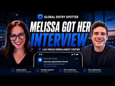 Melissa's Global Entry Spotter story
