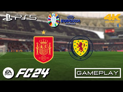 Spain vs Scotland Showdown! 🔥 Euro 2024 Qualifier Thrills | No Commentary