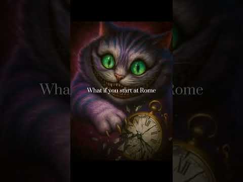 What if you start at Rome? “Cheshire Cat edit #cheshirecat #edit