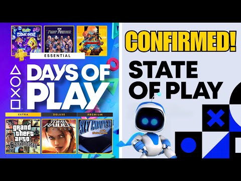 🤯 State Of Play Confirmed! Days Of Play Details, New PS Plus Games - PlayStation News