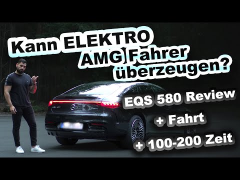 Kann ELEKTRO auch AMG FAHRER überzeugen? Mercedes EQS 580 4Matic Review + 100-200 Zeit