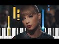 Taylor Swift - Delicate - Piano Tutorial & Sheets!
