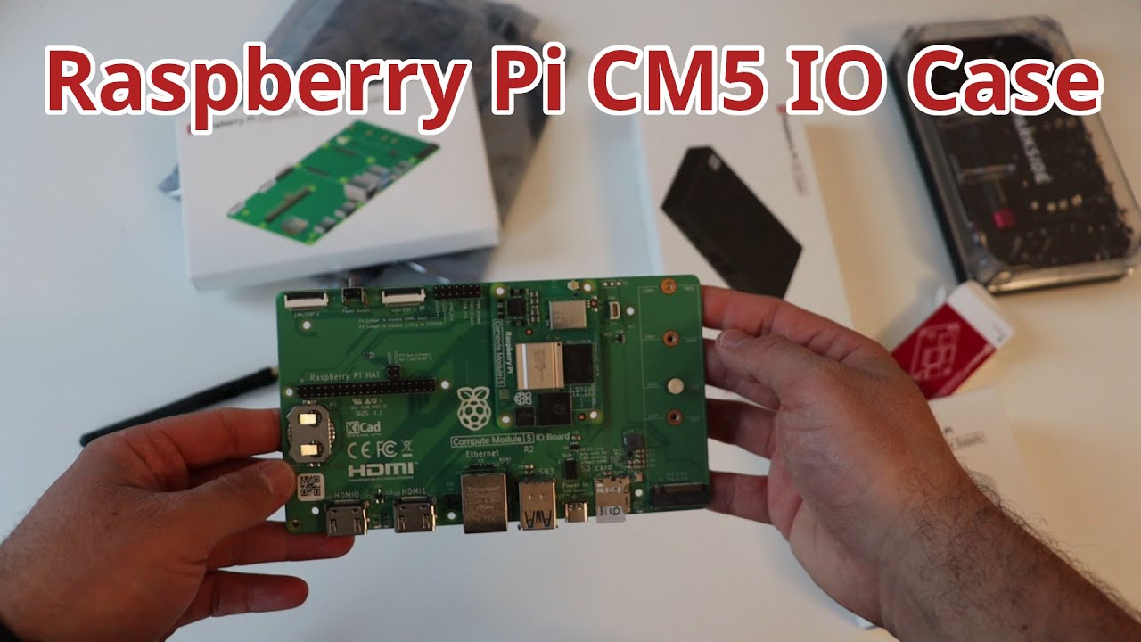 Raspberry Pi Compute Module 5 IO Board and IO Case with External Antenna #raspberrypi
