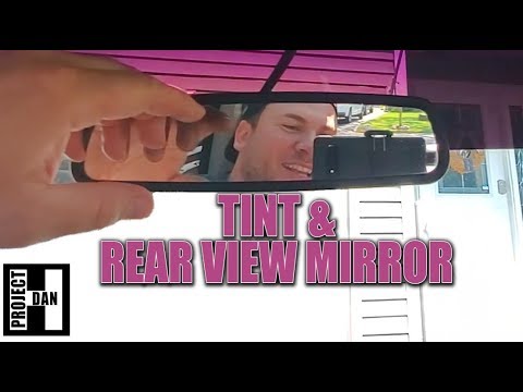 JEEP ZJ SUN STRIP TINT AND REAR VIEW MIRROR INSTALLATION ON A 1998 GRAND CHEROKEE