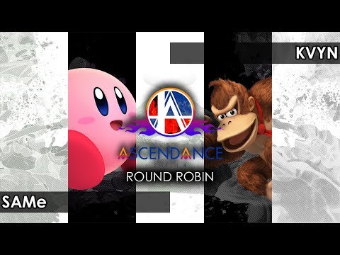 Smash 4: IslandGo | SAMe (Kirby/Lucina) V KVYN | KVYN (Donkey Kong) - Ascendance 65 Tournament SSB4
