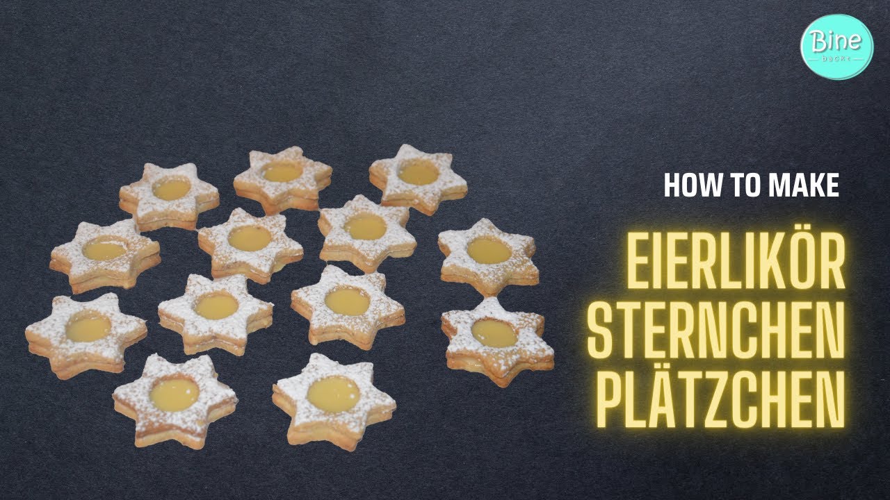 Eierlikör-Sterne - Einfache Rezepte