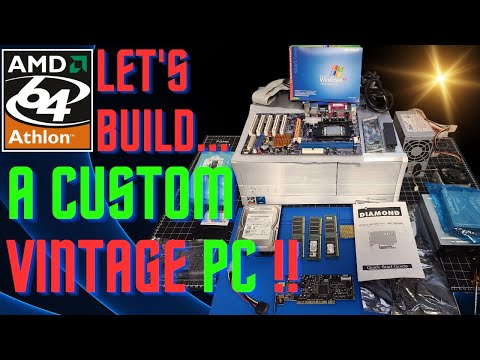 Vintage AMD Athlon 64 Custom PC Build!