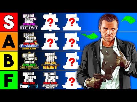 RANKING EVERY HEIST From WORST To BEST in GTA Online (GTA5 Best Heists)