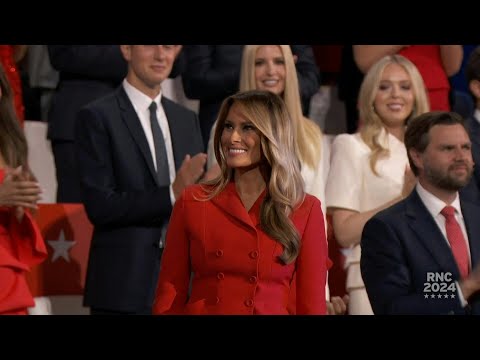 Melania Trump appears on last day of convention | AFP