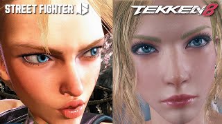 Street Fighter 6 Cammy VS Tekken 8 Nina - Close Up Detailed Graphic Comparison