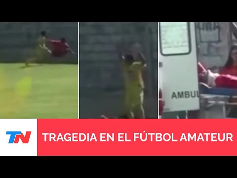 Tragedia en el fútbol de Corrientes: murió un jugador tras chocar contra un muro en pleno partido