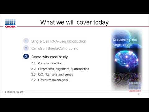 Single Cell RNA-Seq Analysis in OmicSoft