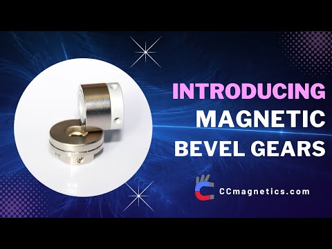 Contactless Magnetic Bevel Gearbox - 90° Torque Transfer | @ccmagnetics