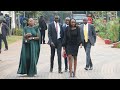 Wow! William Ruto Children Charlene Ruto,Nick Ruto & wife Evelyn Chemutai arriving for Mashujaa Day