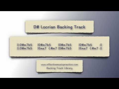 D# Locrian Mode Backing Track