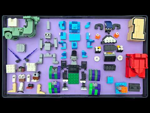 Building LEGO Italian Brainrot Characters and Transforming Numbers | Baka Bricks