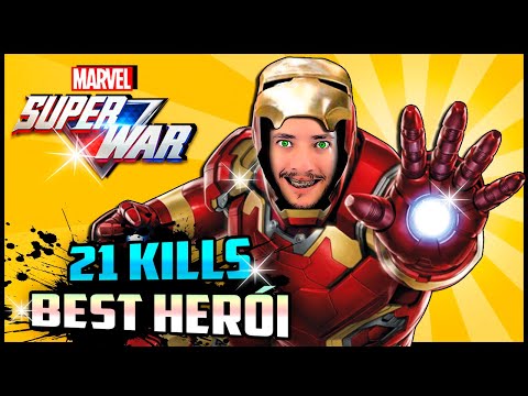 SOU O TOP 1 HOMEM DE FERRO DO LOL DA MARVEL! | Marvel Super War