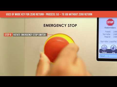 Haas Quick Guides | Uses of Mode Key for Zero Return