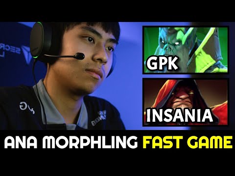 When ANA Morphling Meets GPK — 19min Fast End Dota 2