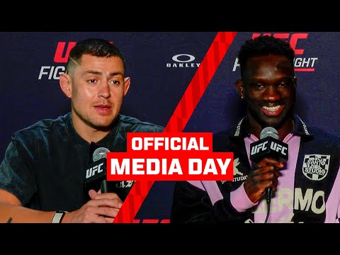 Let's Stand and Bang! 👊  | UFC Vegas 110 Media Day