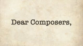 What to do when you don't want to compose anymore