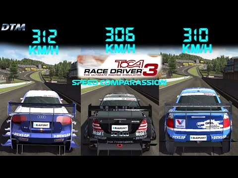 TOP SPEED OF CARS: TOCA Race Driver 3 - #01 (DTM)