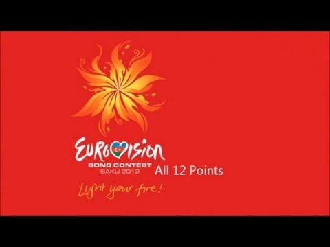 Eurovision 2012 All 12 Points