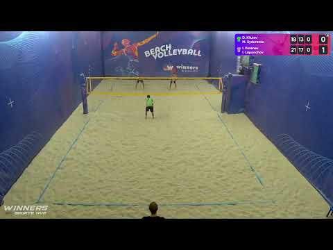 18:40 D. Kliuiev / M. Sydorenko - I. Korenev / I. Laponohov 21.11.2022 | Winners Beach Volleyball
