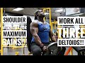 Shoulder Workout For Maximum Gains (Hit All 3 Deltoids)