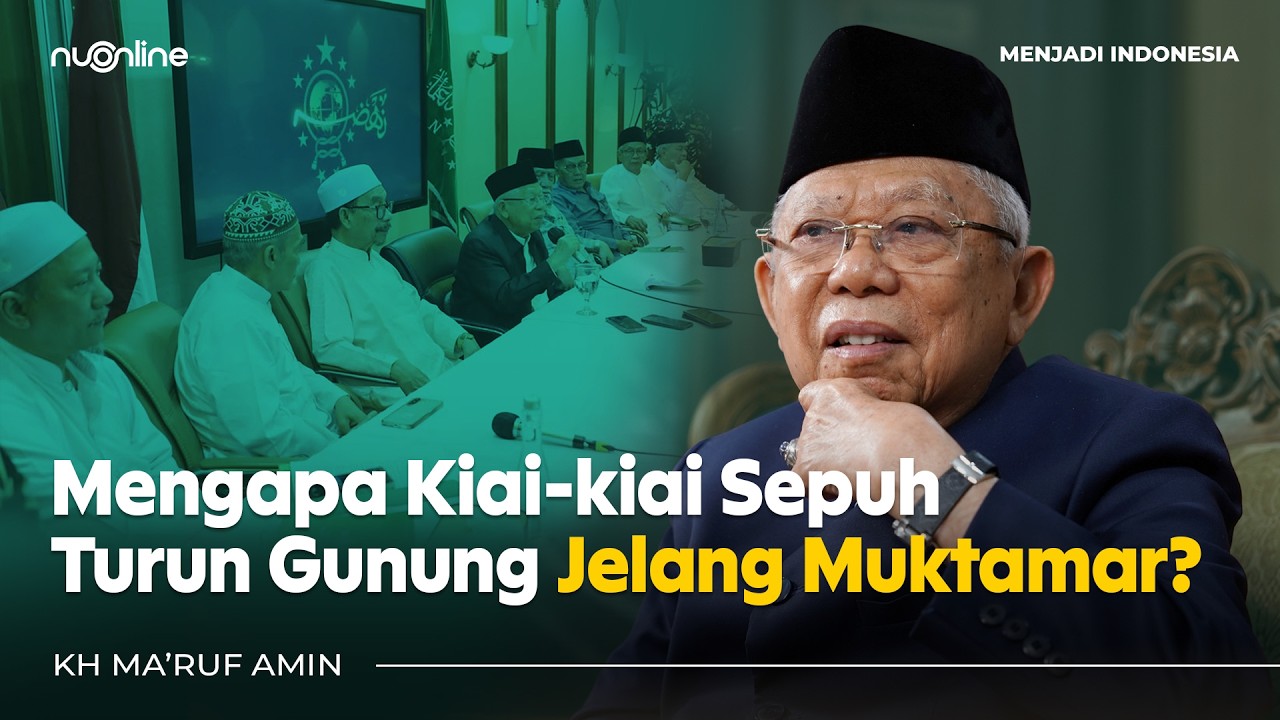KH Ma’ruf Amin Buka Suara soal Konflik PBNU, Restu Istana &amp; Muktamar NU