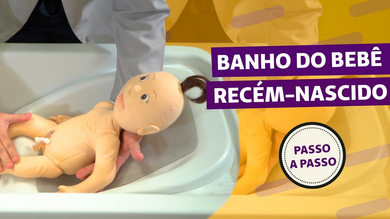 Como dar banho em bebê recém-nascido? [Passo a passo] // Viver Bem