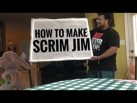 TUTORIAL ON DIY DIFFUSION FRAME "SCRIM JIM"