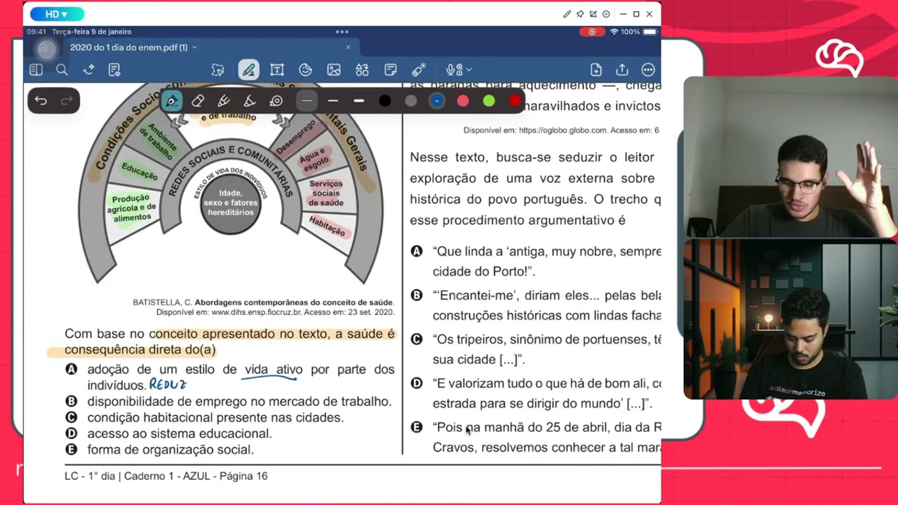 Resolução em Vídeo — Questão 37 ENEM 2020