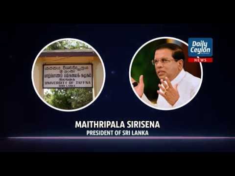 Security of Jaffna University assured, engage in studies without fear - President