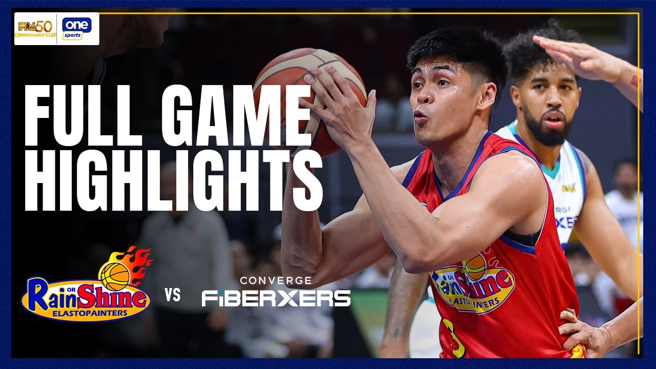 RAIN OR SHINE vs CONVERGE | FULL GAME HIGHLIGHTS | PBA SEASON 50 COMMISSIONER’S CUP