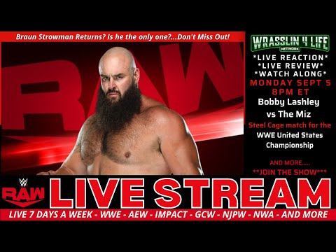 WWE RAW - LIVE STREAM - BRAUN STROWMAN RETURNS! CLASH AT THE FALLOUT - WATCH ALONG - SEPT 5, 2022