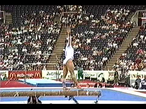 11th Team FRA Chloe Maigre BB - 1991 World Gymnastics Championships 9.650