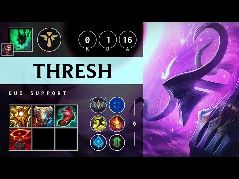 Thresh Support vs Rakan - EUW Challenger Patch 25.13