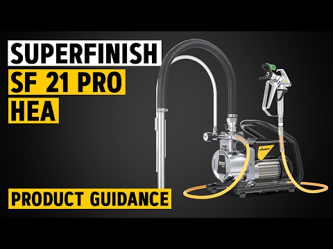 SuperFinish SF 21 Pro HEA - Setup, Application, Cleaning | WAGNER