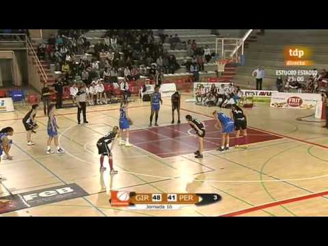 Liga Femenina 12/13. Jornada 16. Spar UniGirona - Perfumerías Avenida