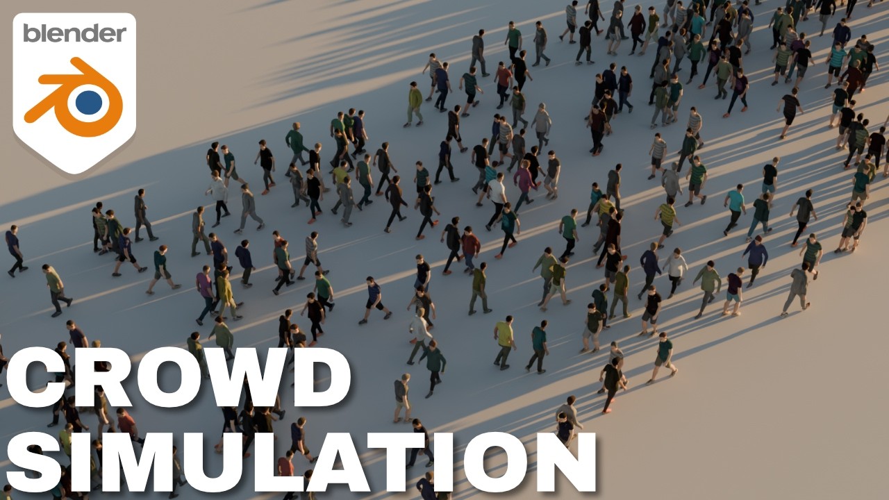Population Addon Revolutionized Crowd Simulation for Blender Artists!