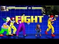 Clown Characters The Joker Pennywise And Ronald McDonald VS Chucky In An Epic Battle In MUGEN
