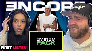KAREN HEARS FACK FOR CHRISTMAS!! Eminem- Fack (FIRST TIME REACTION)