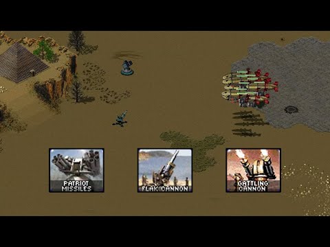 Red Alert 2: [YR] - Comparing Anti-Air Defenses