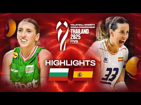 Bulgaria 🇧🇬 vs. Spain 🇪🇸 - Highlights | Women's World Championships 2025