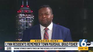 Randolph County, Indiana, mourns the killing of a town marshal during a police chase
