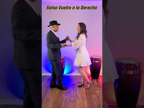 Vuelta Derecha para Mujeres | Reto de Salsa de 30 Dias | Pasos De Salsa En Pareja | Waldo y Jacqui